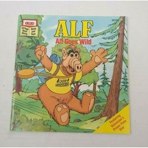 1987 Alf Goes Wild Buena Vista Read Along Book